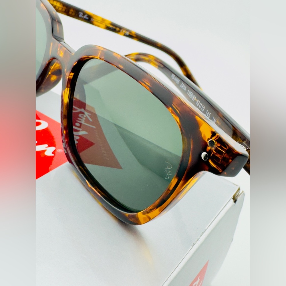 Ray-Ban Sunglasses RB4456 Zaya Bio Based Polished Havana Frame Gray Lens UNISEX! - Picture 13 of 14